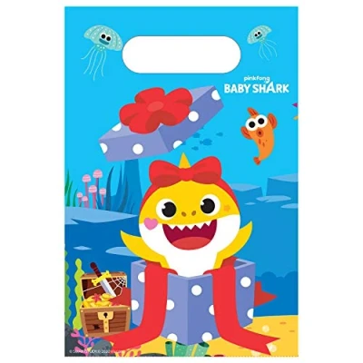 Afbeelding van Uitdeelzakjes Baby Shark 8 stuks