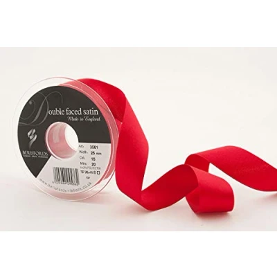 Afbeelding van Berisfords Lint, 15 rood, 20 m