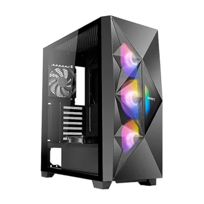 Image de Antec Dark League DF800 FLUX Mid tower ATX panneau latéral fenêtré (verre trempé) pas d&#039;alimentation USB/Audio