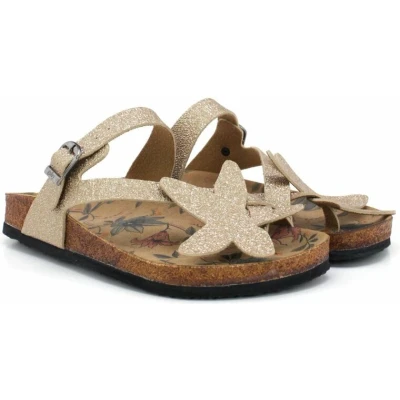 Afbeelding van GOBY Beige Sandalen Slippers Handmade