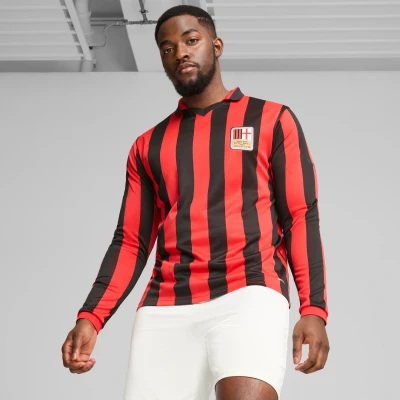 Afbeelding van AC Milan Authentic 125 jarig jubileumshirt voor Heren, Zwart/Rood, Maat L PUMA