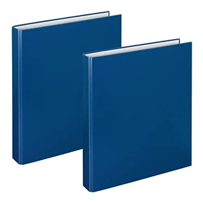 Afbeelding van VELOFLEX A114105 basic map, A4, 2 stuks, blauw, vulhoogte 25 mm, ringband