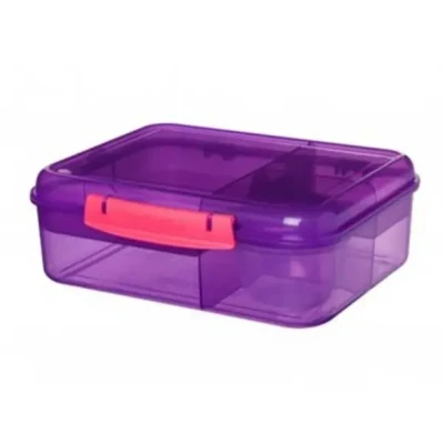 Afbeelding van Sistema Trends Lunch Bento Lunchbox Met 4 Compartimenten &amp; Yoghurtpotje 1.65l