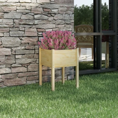 Afbeelding van Plantenbak 50x50x70 cm massief grenenhout