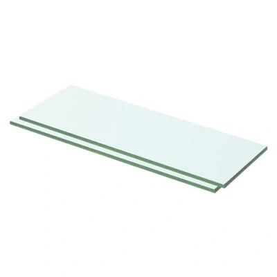 Afbeelding van Schappen 2 st 50x12 cm glas transparant