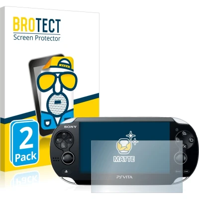 Afbeelding van BROTECT Antireflecterende schermbeschermer mat (PS Vita), Andere spelaccessoires, Grijs