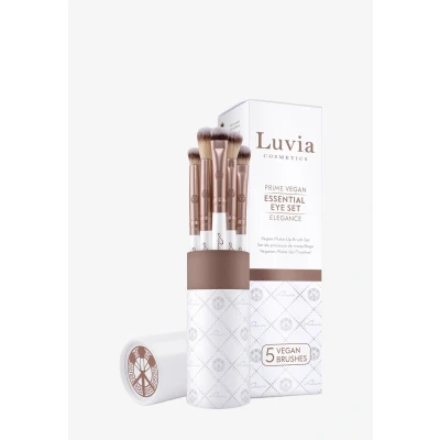 Afbeelding van Luvia Cosmetics Essential EYE SET Kwastenset, Maat: One Size, Pearl white/coffee brown