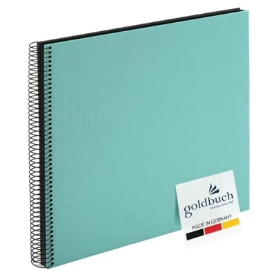 Afbeelding van Goldbuch Bella Vista foto album Aqua kleur 40 vel Spiraalband