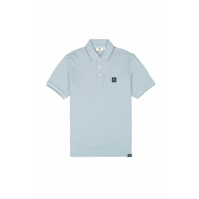 Afbeelding van GARCIA Heren Polo Blauw Korte mouw