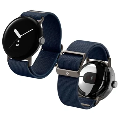 Afbeelding van Spigen Lite Fit Bandje Geschikt voor Google Pixel Watch / 2 Blauw