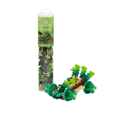 Afbeelding van Plus Earth Car Tube Constructiespeelgoed Set Met Bouwstenen 200 Delige Bouwset Bouwspeelgoed Vanaf 3 Jaar