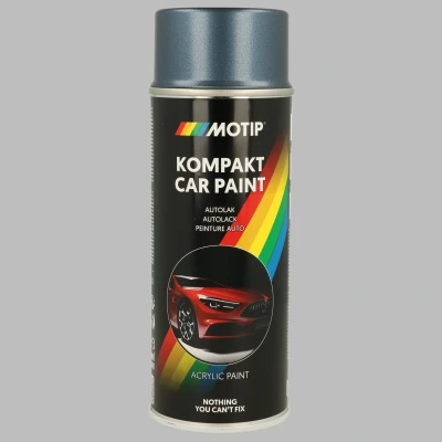 Afbeelding van MOTIP 55310 Voertuig combinatielak 400ml spuitbus zwart Kompakt silver metallic 12 ml