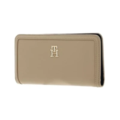 Afbeelding van Tommy Hilfiger Beige Polyethyleen Portemonnee Met Logo