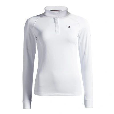 Image de Kingsland T shirt de Concours Classic Longues Manches Femme Blanc L