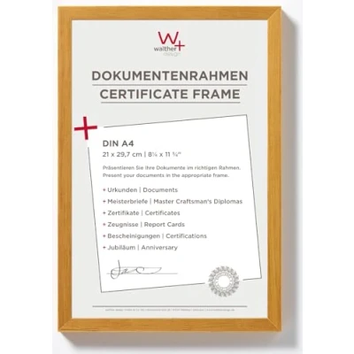 Afbeelding van Walther design BP130E Peppers fotolijst, hout, 21 x 29,7 cm, eiken