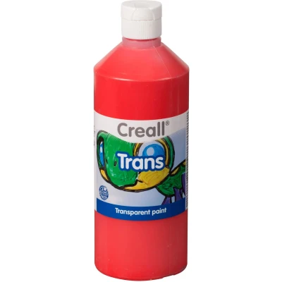 Afbeelding van Raamverf Creall Trans rood 500ml