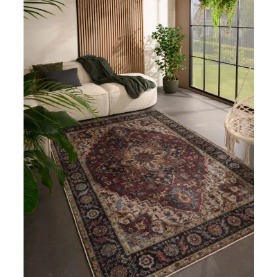 Afbeelding van Vintage Buitenkleed Valenca Brio Rood 230x330 Cm