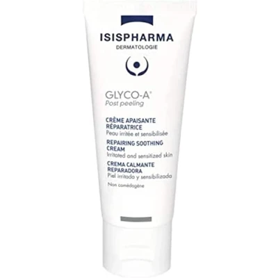 Afbeelding van ISPHARMA GLYCO A POST PEELING Kalmerende herstellende crème met sheaboter, herstructureringsmiddelen en katoenzaadolie hydrateert voedt, herstelt de huidbarrière Gemaakt in