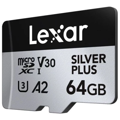 Afbeelding van Micro SD Kaart Lexar Professional SILVER PLUS 64 GB