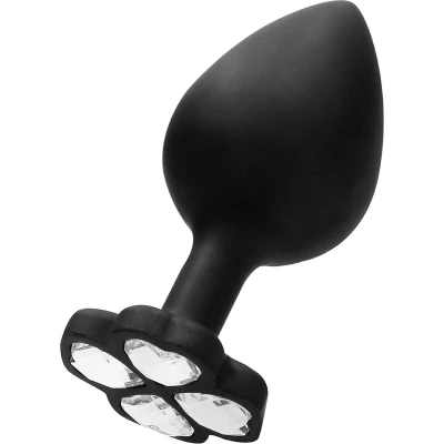 Afbeelding van Extra Large Lucky Diamond Butt Plug Black