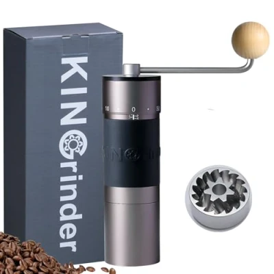 Afbeelding van KINGrinder K6 Handmatige koffiemolen met 200 instelbare maalgraden voor Aeropress, French Press, Drip, Expresso, capaciteit 35 g