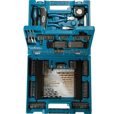 Afbeelding van Makita Boor/Bit Set 200 Delig in kunststof koffer met lade diverse handgereedschappen D 37194 schroefbitset