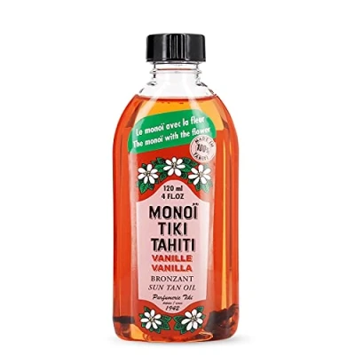 Afbeelding van Monoi Tiki Tahiti Vanille, Rood, 120 ml Monoï