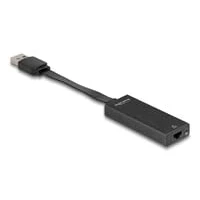 Afbeelding van Delock USB Type A Adapter naar Gigabit LAN slank (USB, RJ45 Ethernet (1x)), Netwerkadapter, Zwart