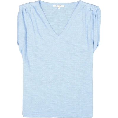Afbeelding van GARCIA Tshirt Vhals Blauw XL