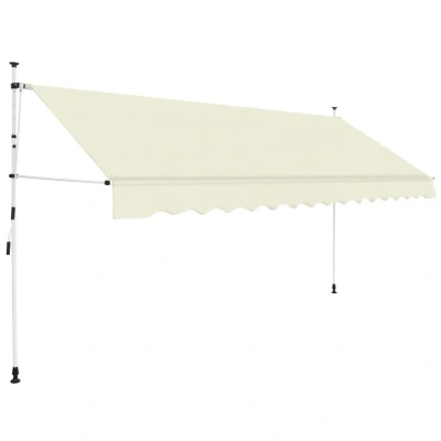 Afbeelding van Luifel handmatig uittrekbaar 350 cm crème