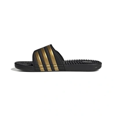 Image de Adidas Adissage Mixte Sandal, Core Black/Gold Met./Core Black, 36 2/3 EU