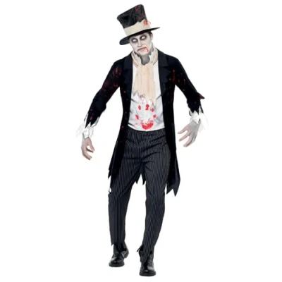 Afbeelding van &quot;Gentleman Zombie Halloween kostuum voor heren Verkleedkleding Medium&quot;