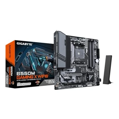 Afbeelding van Gigabyte B550M GAMING X WIFI6 Moederbord Socket AMD AM4 Vormfactor Micro ATX