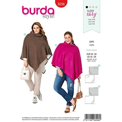 Afbeelding van Burda Naaipatroon 6256 Cape in Variaties