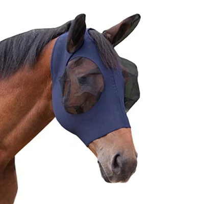 Afbeelding van QHP Vliegen oornetje Super Bug Marineblauw