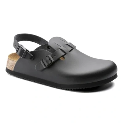 Afbeelding van Birkenstock Kay SL klompen, zwart.