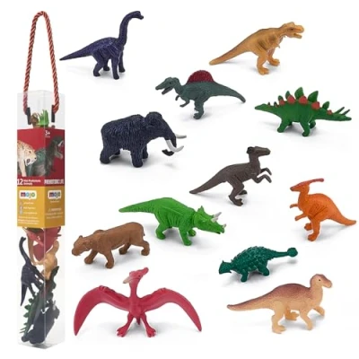 Afbeelding van Mojo Prehistorie Mini Dinosaurussen Speelset, 12dlg. 380055