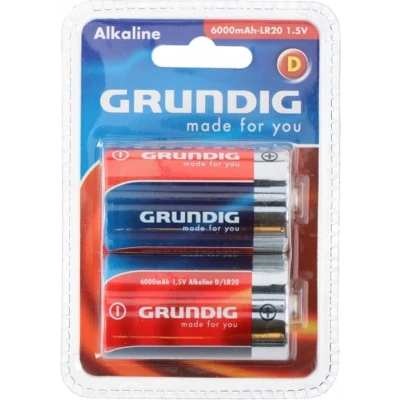 Afbeelding van Grundig D Alkaline Batterijen 2 stuks