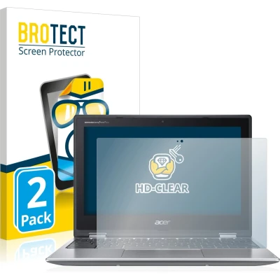 Afbeelding van BROTECT Screenprotector voor Acer Chromebook Spin 311 Folie Beschermfolie transparant (2 Stuks)