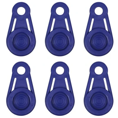 Afbeelding van Benson Zeil Clip met Oog Blauw 6 stuks