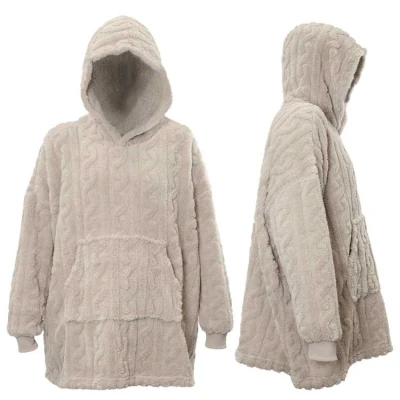 Afbeelding van Unique Living Hoodie Pleun 70x50cm Chateau Grey