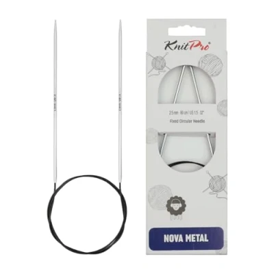 Afbeelding van KnitPro Nova KP10383 rondbreinaalden, 50 cm x 2,5 mm, zilver