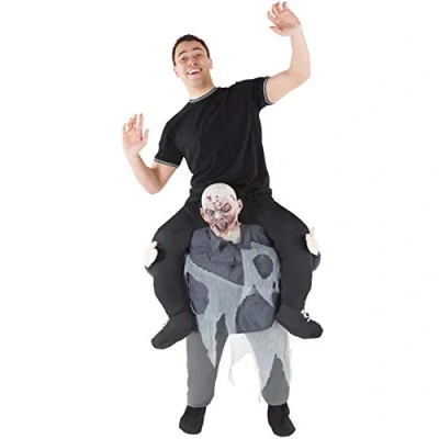 Afbeelding van Morph Zombie Huckepack kostuum voor volwassenen, Halloween, carnaval, dames en heren