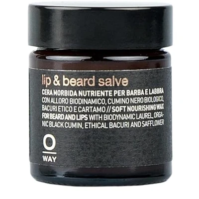 Afbeelding van Oway Men Lip &amp; Beard Salve Crème 30 ml