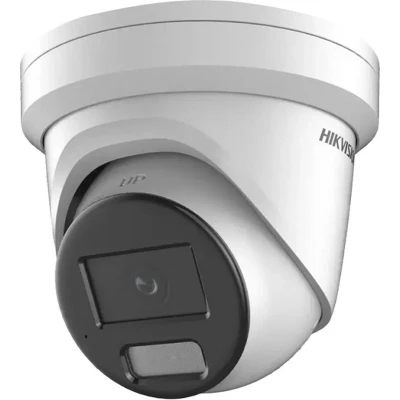 Afbeelding van Hikvision DS 2CD2347G2H LIU 2.8mm 4 MP Smart Hybrid Light Dual Illumination turret IP beveiligingscamera met microfoon