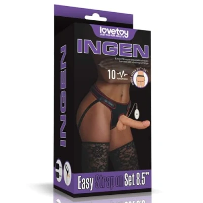 Afbeelding van Vibrerende easy strapon set 8.5&#039;&#039;/21cm