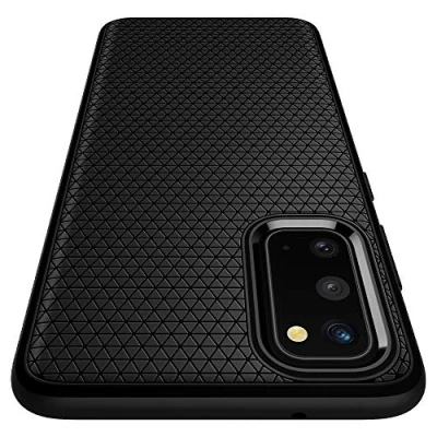 Afbeelding van Spigen Liquid Air TPU Backcover voor de Samsung Galaxy S20 Matt Black
