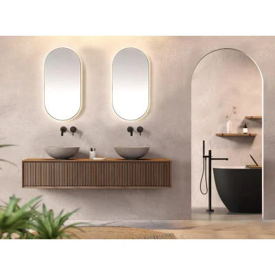 Afbeelding van LoooX Furniture collection wastafelonderkast 100cm 1 lade eiken old grey