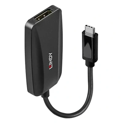 Afbeelding van LINDY USB C Adapter [1x stekker 1x DisplayPort bus] 43337