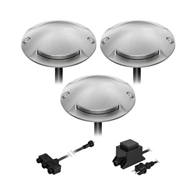 Afbeelding van ledscom.de BUNDA Led staande lamp, 2 lampen voor buiten, kan worden gereden, warm wit, set van 3